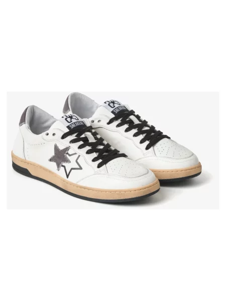 Sneakersy 2star skórzane białe