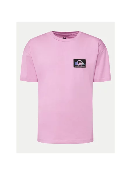 Quiksilver Футболка Back Flash Regular Fit рожевий