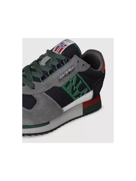 Sneakersy Napapijri zamszowe szare