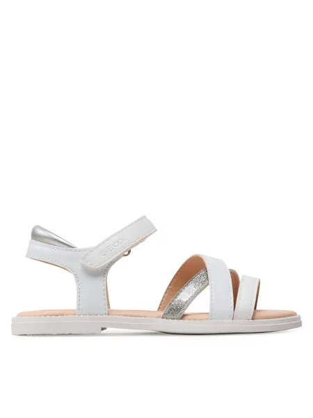 Sandály Geox J Sandal Karly Girl S bílá