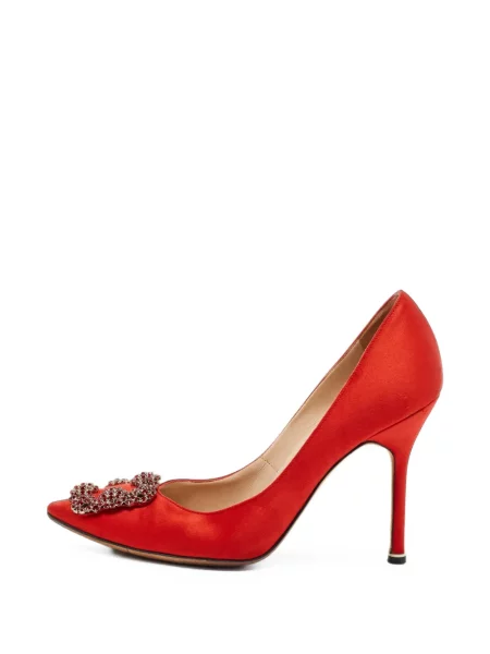 Pantofi cu toc Manolo Blahnik roșu