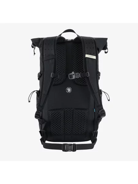 Раница Fjallraven Abisko Hike Foldsack голям с изчистен дизайн черно