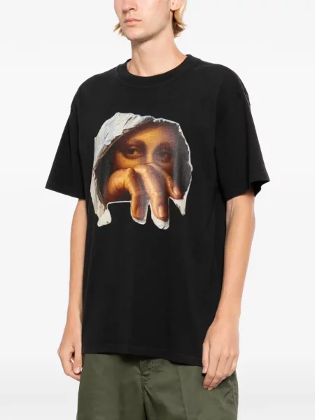 Tricou Melt cu imagine negru