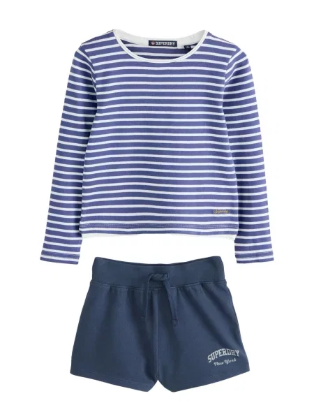 Salopetă copii Superdry & Co alb