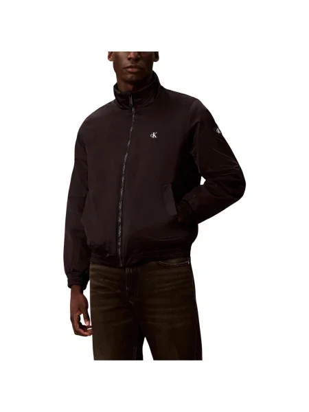 Geacă de blugi Calvin Klein Jeans negru