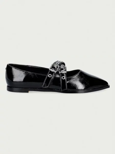 Buffalo balerini Marly Cross negru