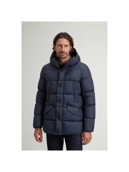Parka Woolrich niebieska
