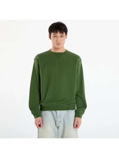 Pulóver New Balance Athletics French Terry Crew Dark Alpine Green XL zöld
