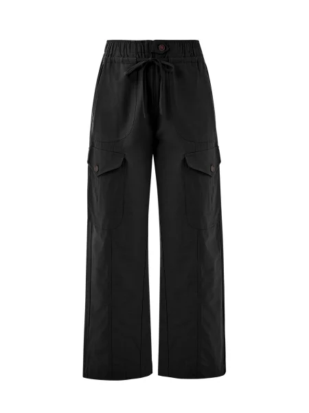 Imily Kargo hlače črna bela