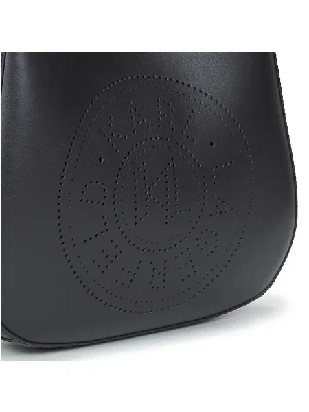 Geanta de piele Karl Lagerfeld negru