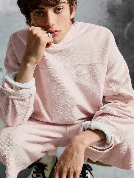Palton Pull&bear alb