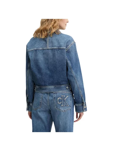 Bunda Calvin Klein Jeans Workwear Jacket Blue XS modrá