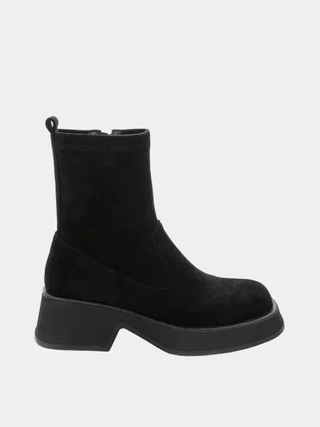 Замшевые ботинки Betsy черные