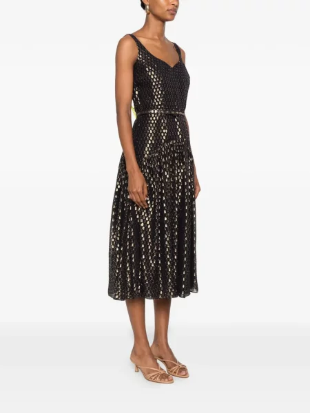 Rochie midi Parlor cu buline negru