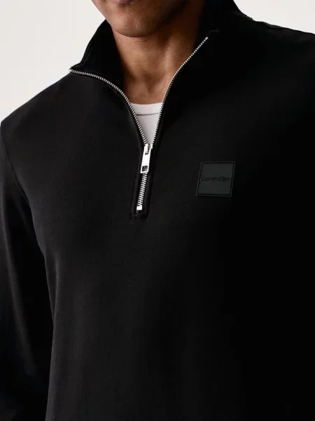 Calvin Klein melegítőfelső férfi pamuttal fekete