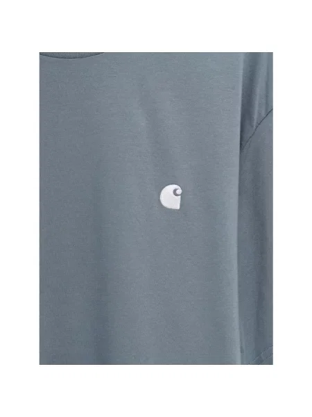 T-shirt z wyhaftowanym logo model Madison' Carhartt Wip niebieska