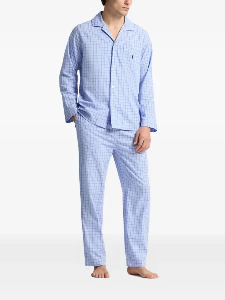 Matlasat chiloți Polo Ralph Lauren din piele albastru