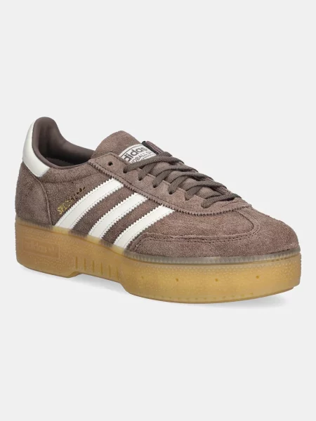 Adidas Originals sneakers din piele întoarsă Handball Spezial Bold maro