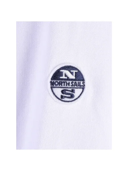 Geacă North Sails cu glugă alb