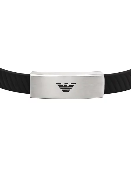 Гривна Emporio Armani с автограф черно