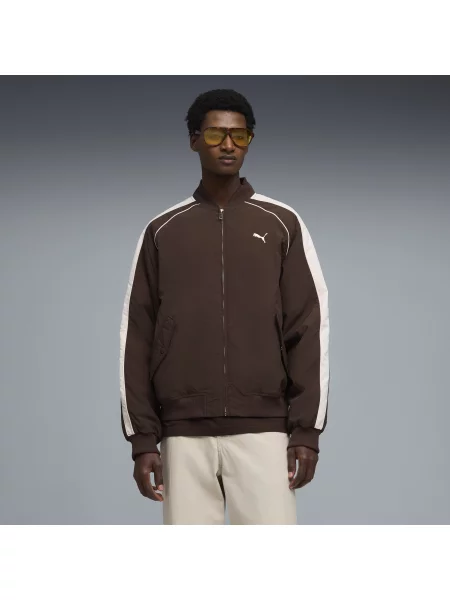 PUMA Kurtka bomberka unisex T7 Odzież S brązowy