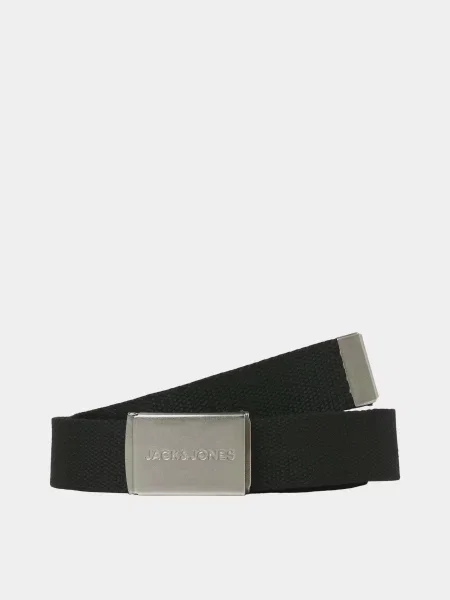 Ремінь Jack & Jones з ремінцями чорний