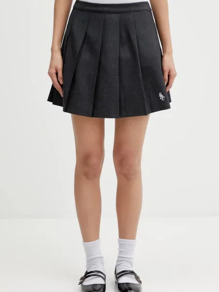 Sporty & Rich fustă cu lână SRC Wool School