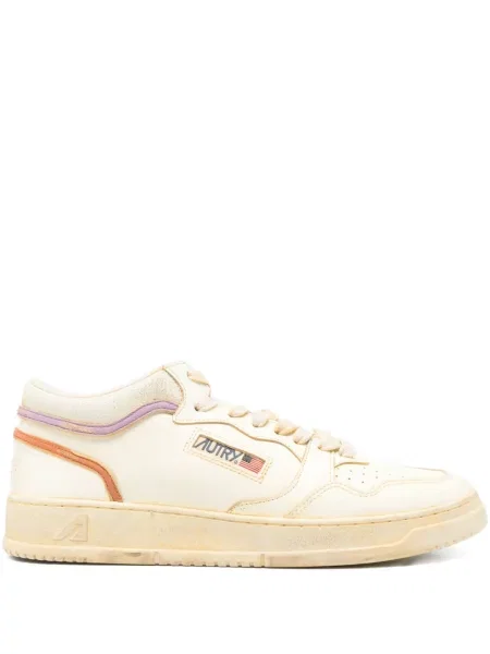 Sneakerși Autry din piele alb