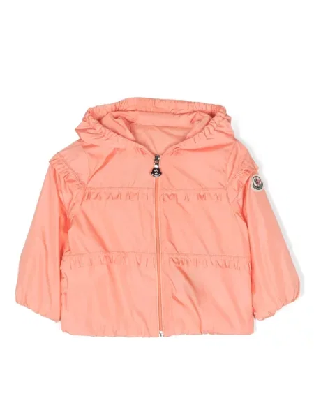 Kurtka dziecięca Moncler Enfant pomarańczowa