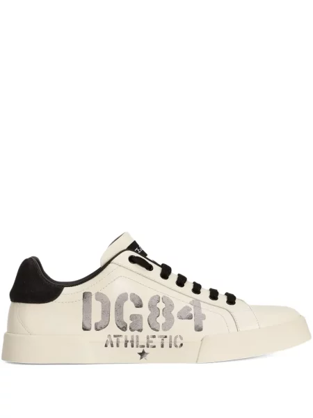 Sneakerși Dolce & Gabbana Portofino alb
