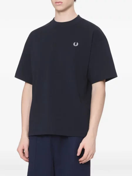 Tricou Fred Perry cu imagine albastru