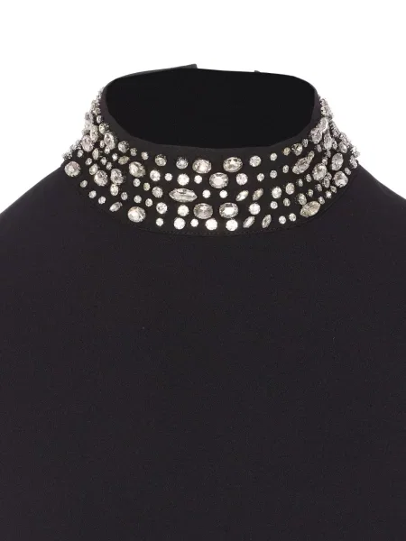 Rochie mini Liu Jo de cristal de costum negru