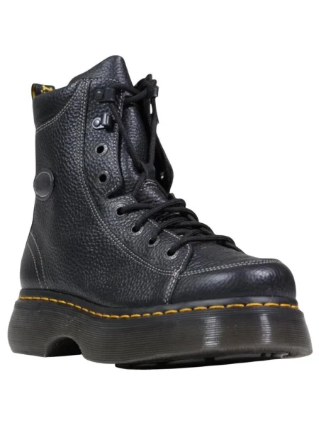 Dr. Martens cizme de piele Buzz 8i cu platforma negru