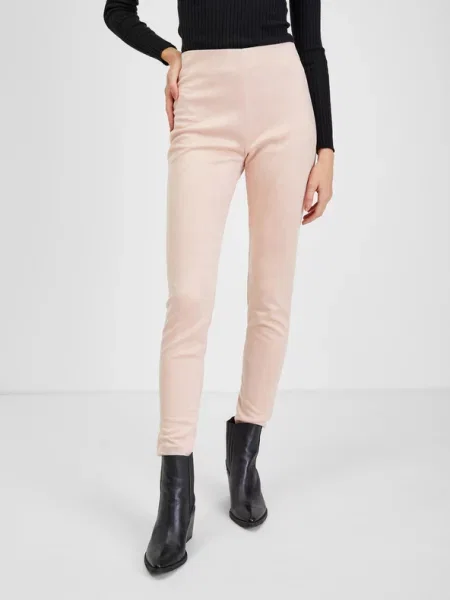 Pantaloni chino Orsay roz