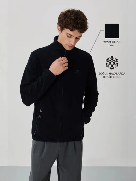Tommy Life Fleecová mikina Sweatshirts' černá