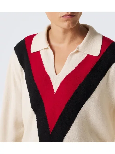 Tricou polo Valentino din cașmir