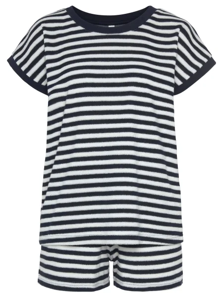 VIVANCE Kratke hlače za spanje Dreams marine bela