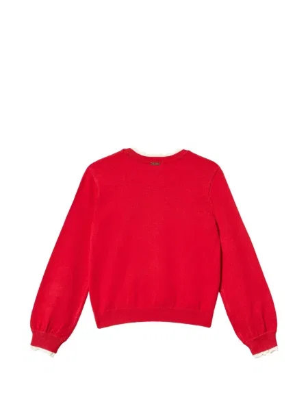 Sweter dziecięcy Twinset czerwony