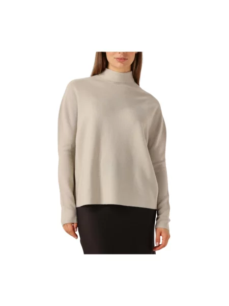 Sweter z golfem Drykorn beżowy
