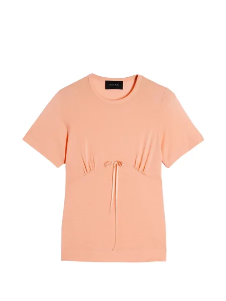 Tricou Simone Rocha cu funde portocaliu