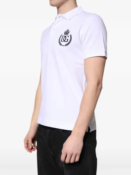 Polo Dolce & Gabbana με κέντημα λευκό
