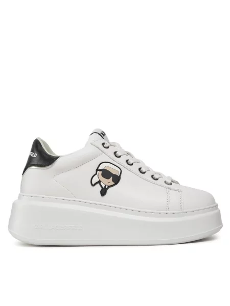 Sneakersy KARL LAGERFELD białe