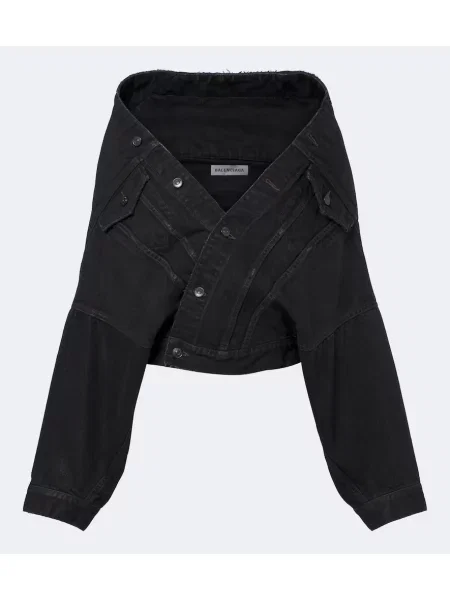 Geacă de blugi Balenciaga negru