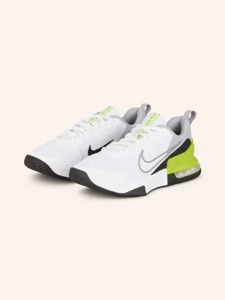 Nike Fitness Obuv Air Max Alpha Trainer 6 bílá/ neonově zelená/ šedá bílé