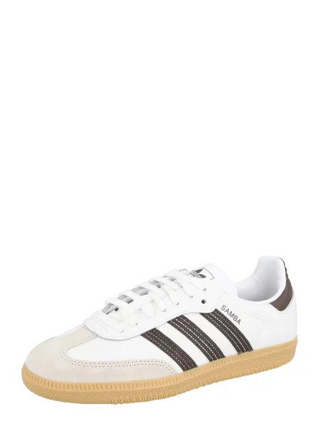 ADIDAS ORIGINALS Tenisice SAMBA OG pijeska / crna bijela