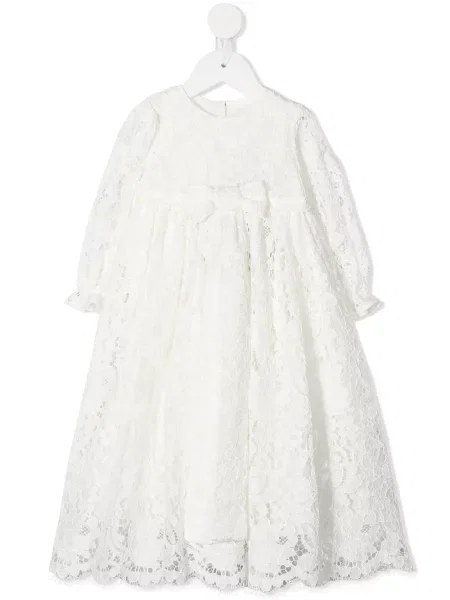 Sukienka dziecięca Dolce And Gabbana biała