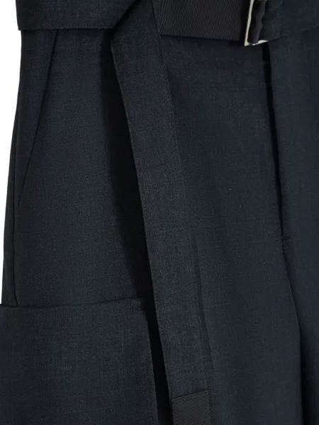 Pantaloni Sacai albastru