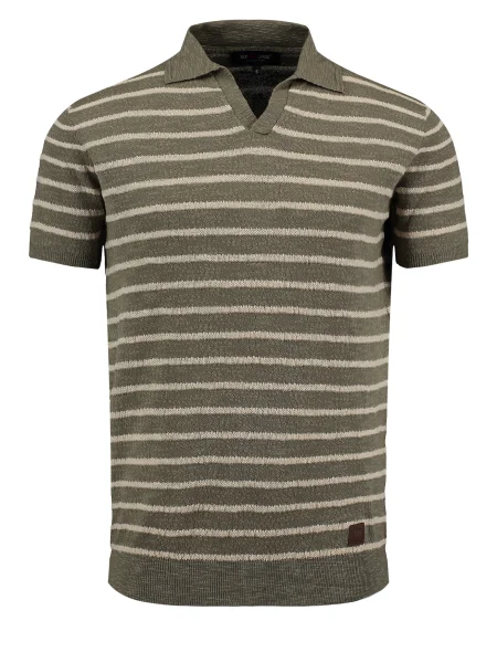 Key Largo Tricou Ground kaki / pastel verde