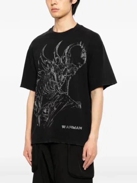 Tricou Warman cu imagine negru