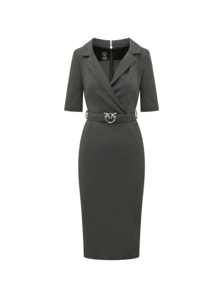 Cu centură rochie Pinko gri